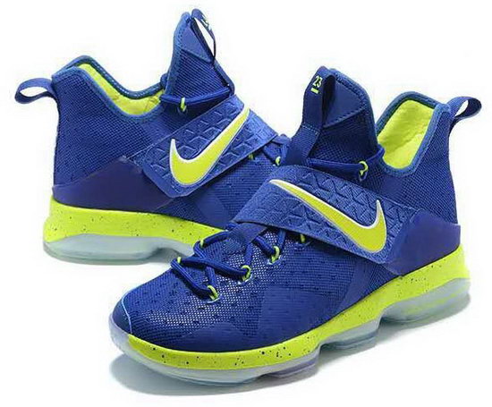 Nike Lebron 14 Blue Green Factory Outlet
